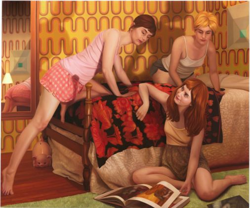 Laura Krifka, The Dream, olio su tavola, 2017